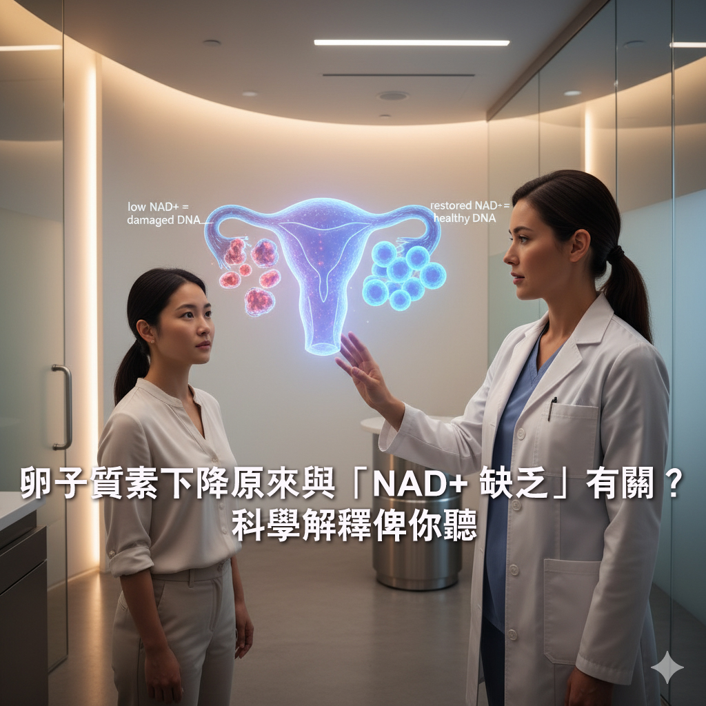 卵子質素下降原來與「NAD+ 缺乏」有關？-Drip Hydration HK